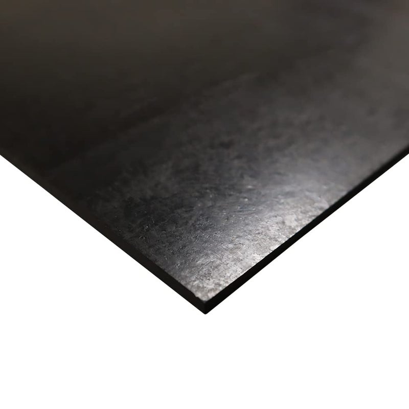 Rubber-Cal ورقة مطاط نيتريل تجارية، سوداء، 60A، 0.125" × 36" × 72" - Image 1